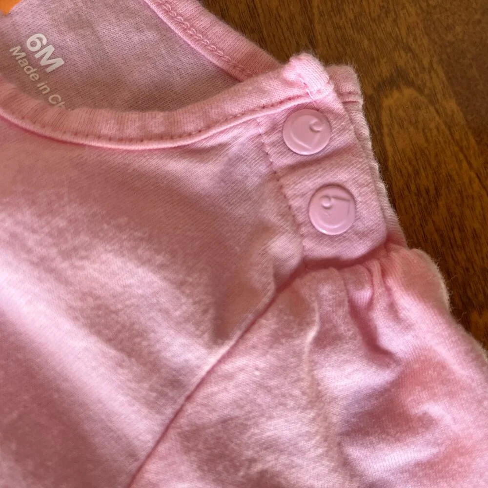 Carhartt pink horse onesie 6m